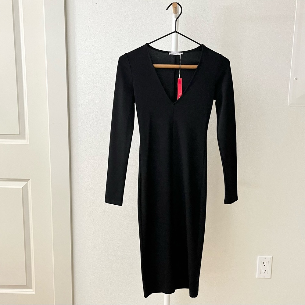 Zara V-Neck Long-sleeve LBD